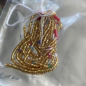 African Waist beads made with nylon string. Brand new